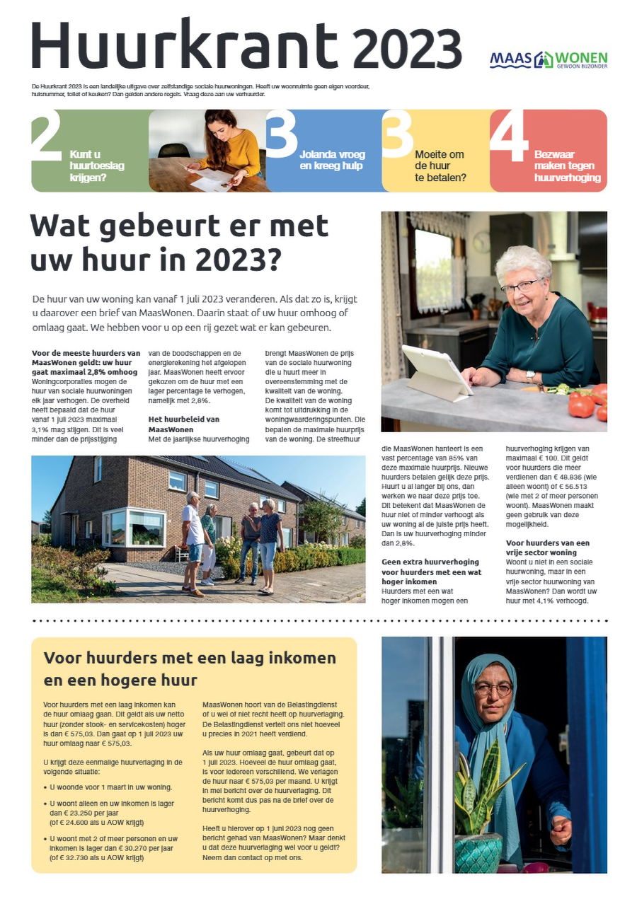 Huurverhoging per 1 juli 2023